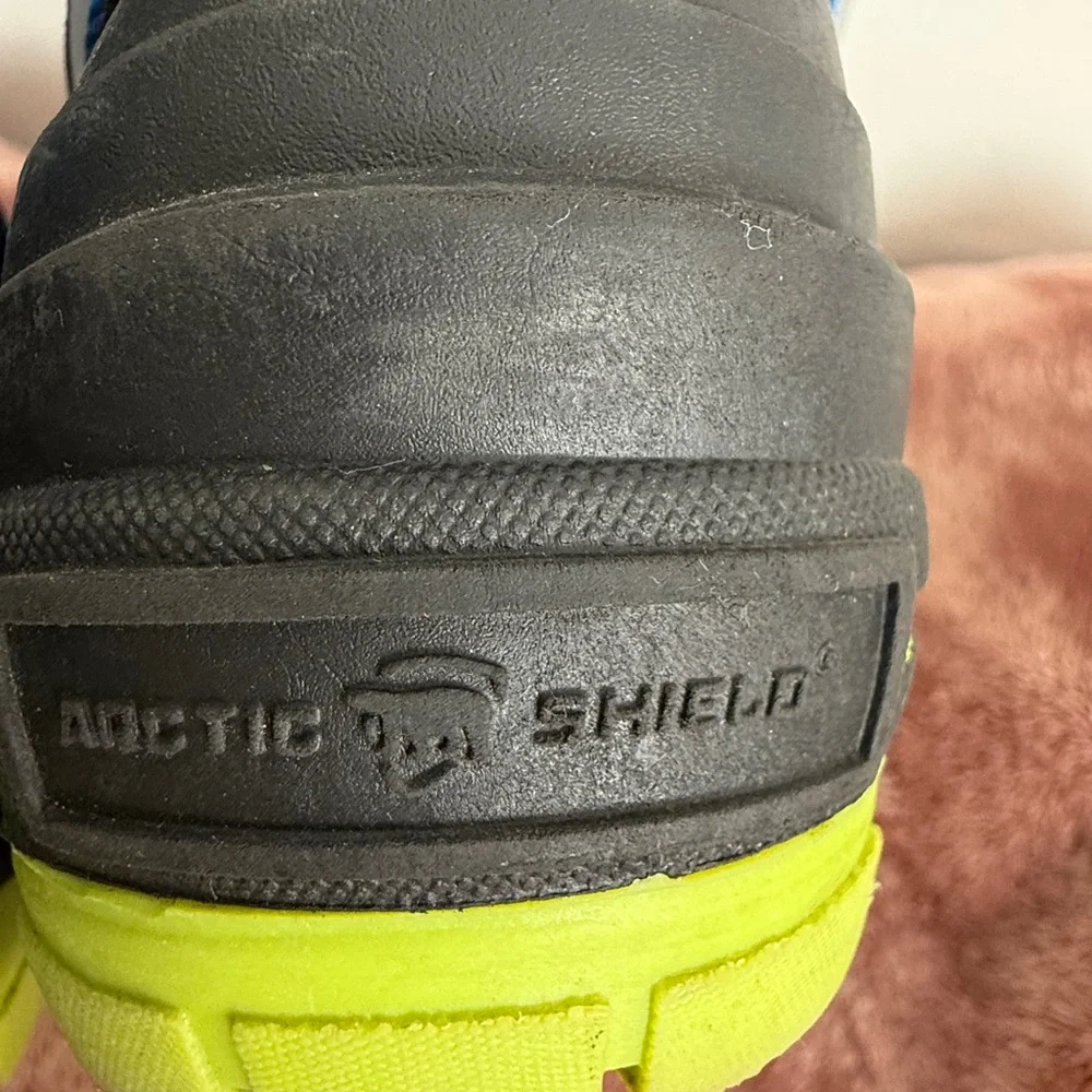 Children's Waterproof Adventure Boots - Navy and‎ Lime